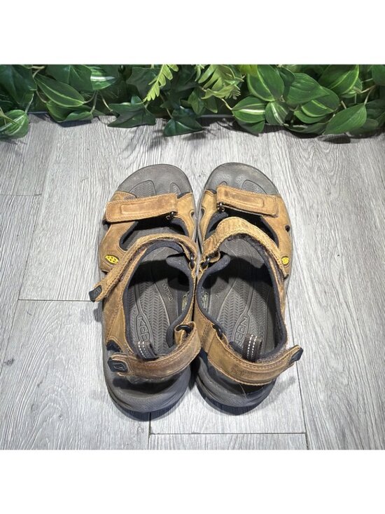 Keen Targhee III Brown Leather Outdoor Sandals Mens Size 10 Hiking Keen Sandal main image 5